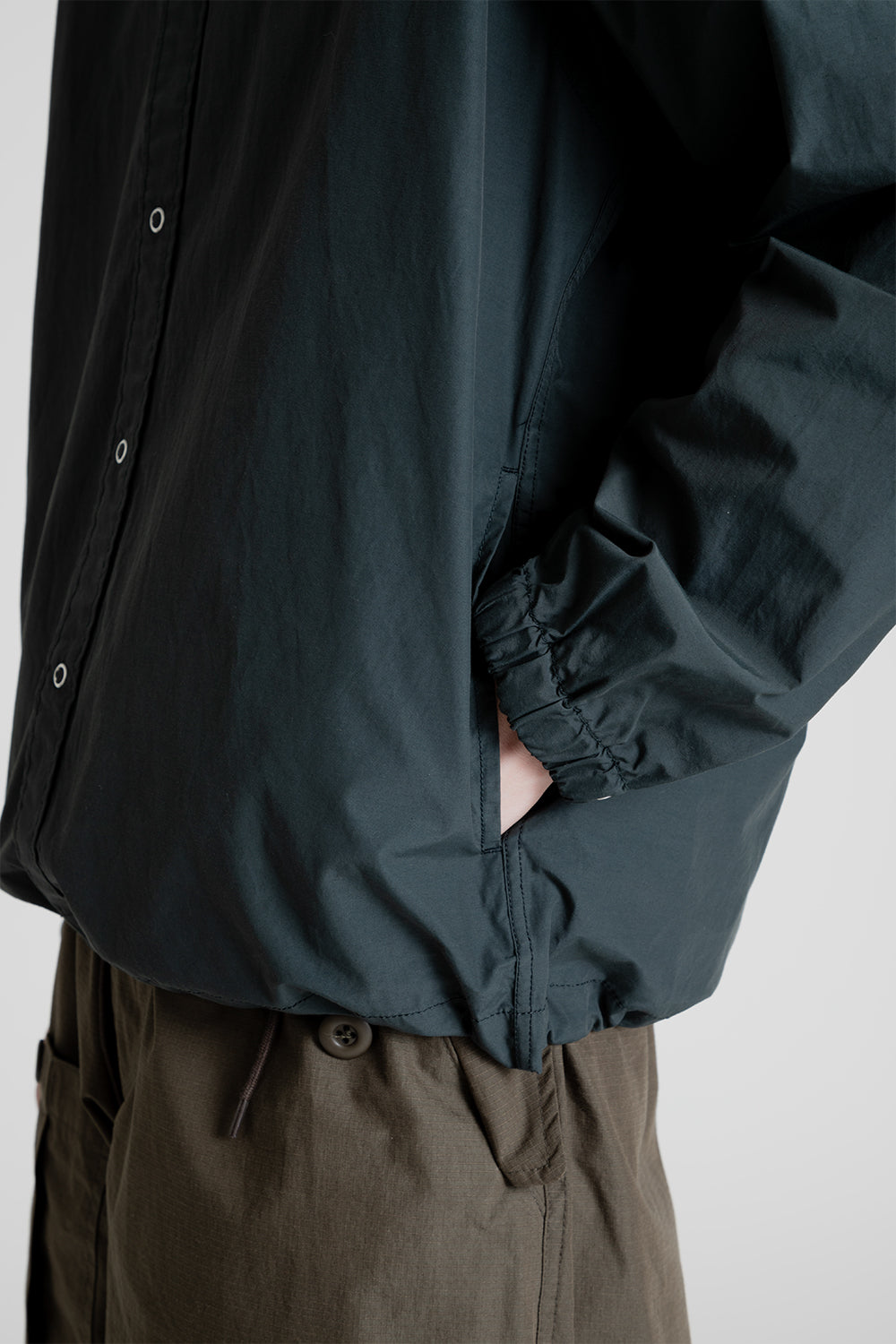 String Jacket Frizmworks Nylon String Shirt Jacket in Teal | Wallace Mercantile Shop