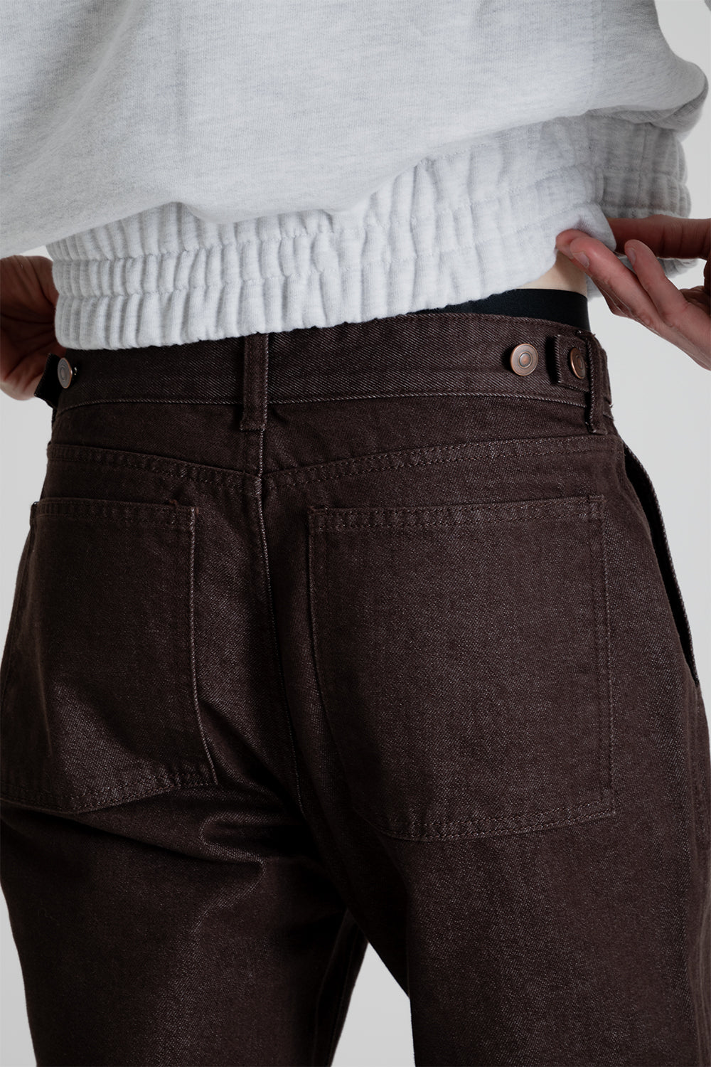 Frizmworks Stable Denim Pants in Brown