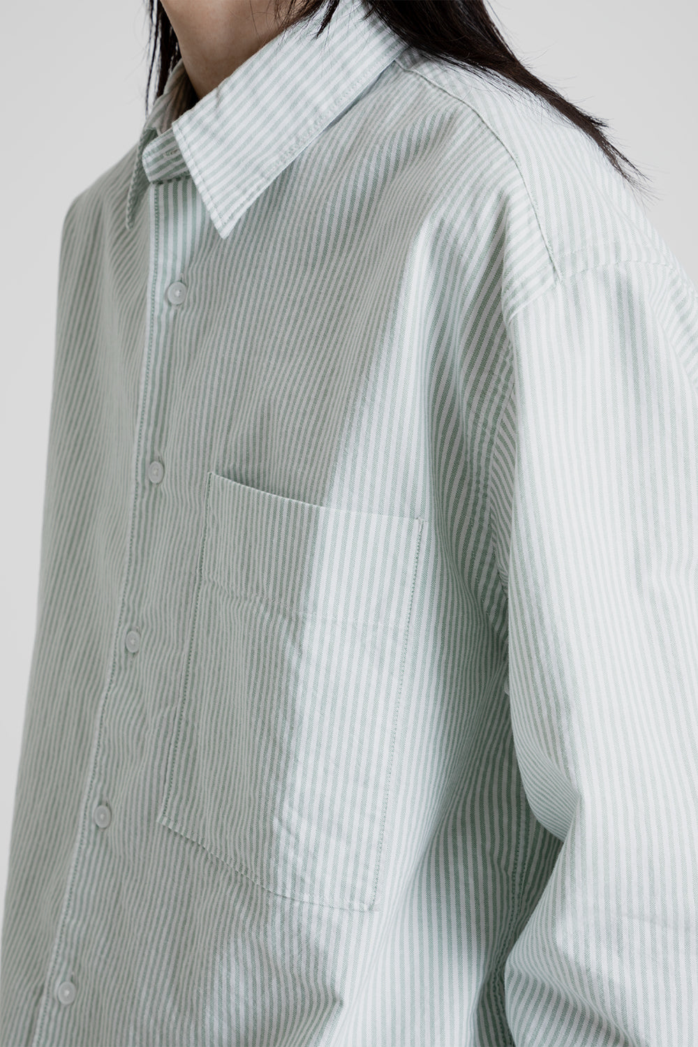 Frizmworks_Stripe_Cotton_Relaxed_Shirt_Green