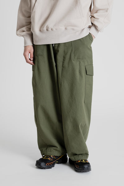Frizmworks Twill Cargo Balloon Pants in Olive | Wallace Mercantile Sh