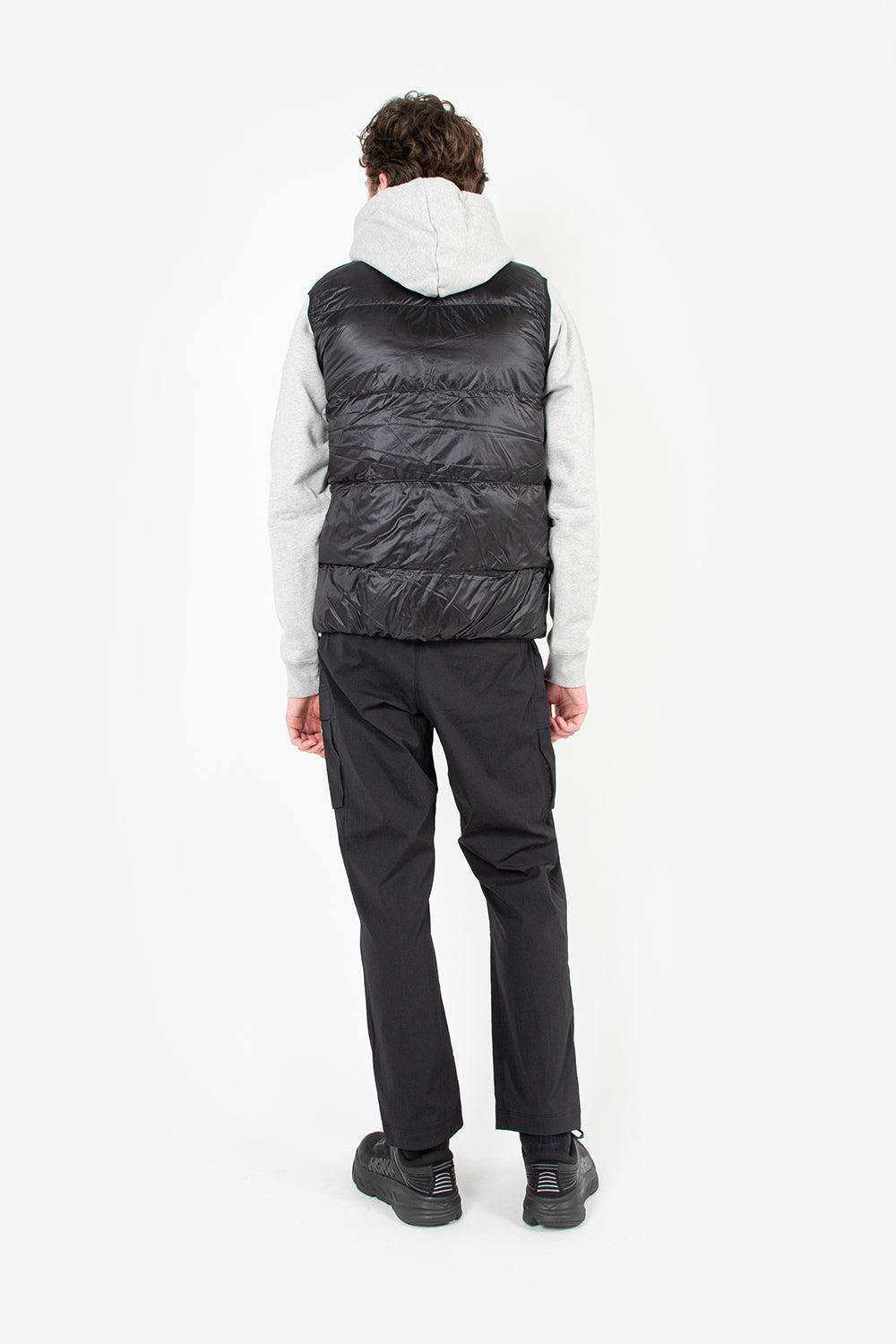 goldwin light air down vest black