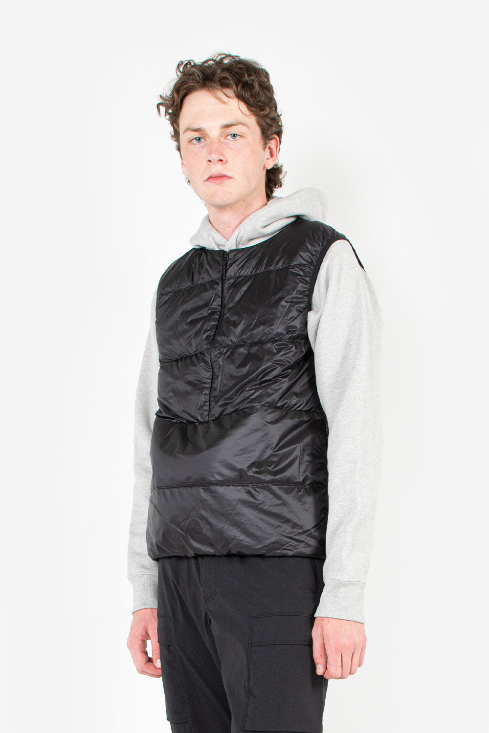 goldwin light air down vest black