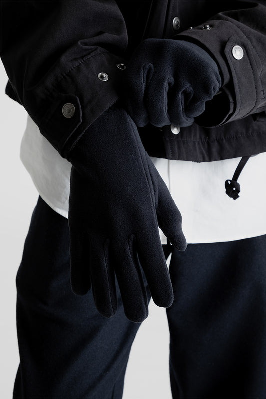 Goldwin Micro Fleece Gloves in Black