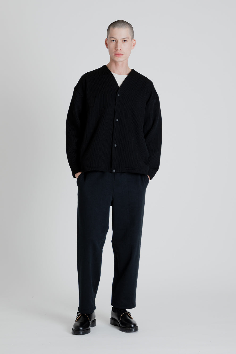 Jackman QG Cardigan in Black | Wallace Mercantile Shop