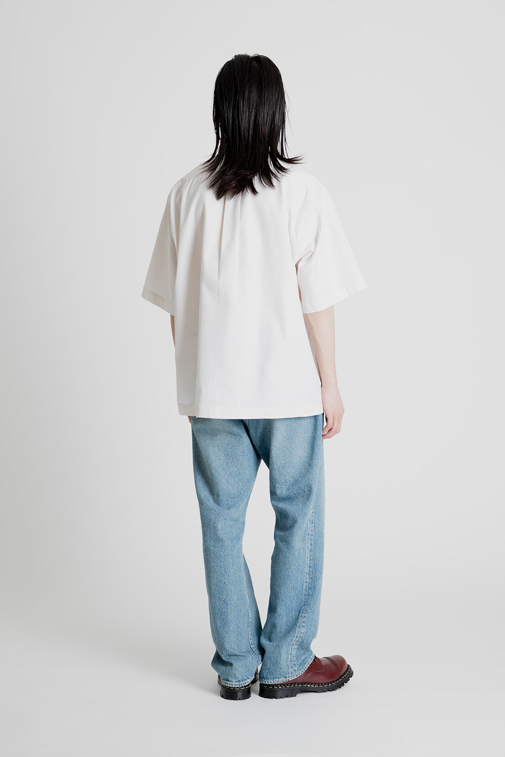 Kaptain Sunshine Half Sleeve Shirt in Ecru