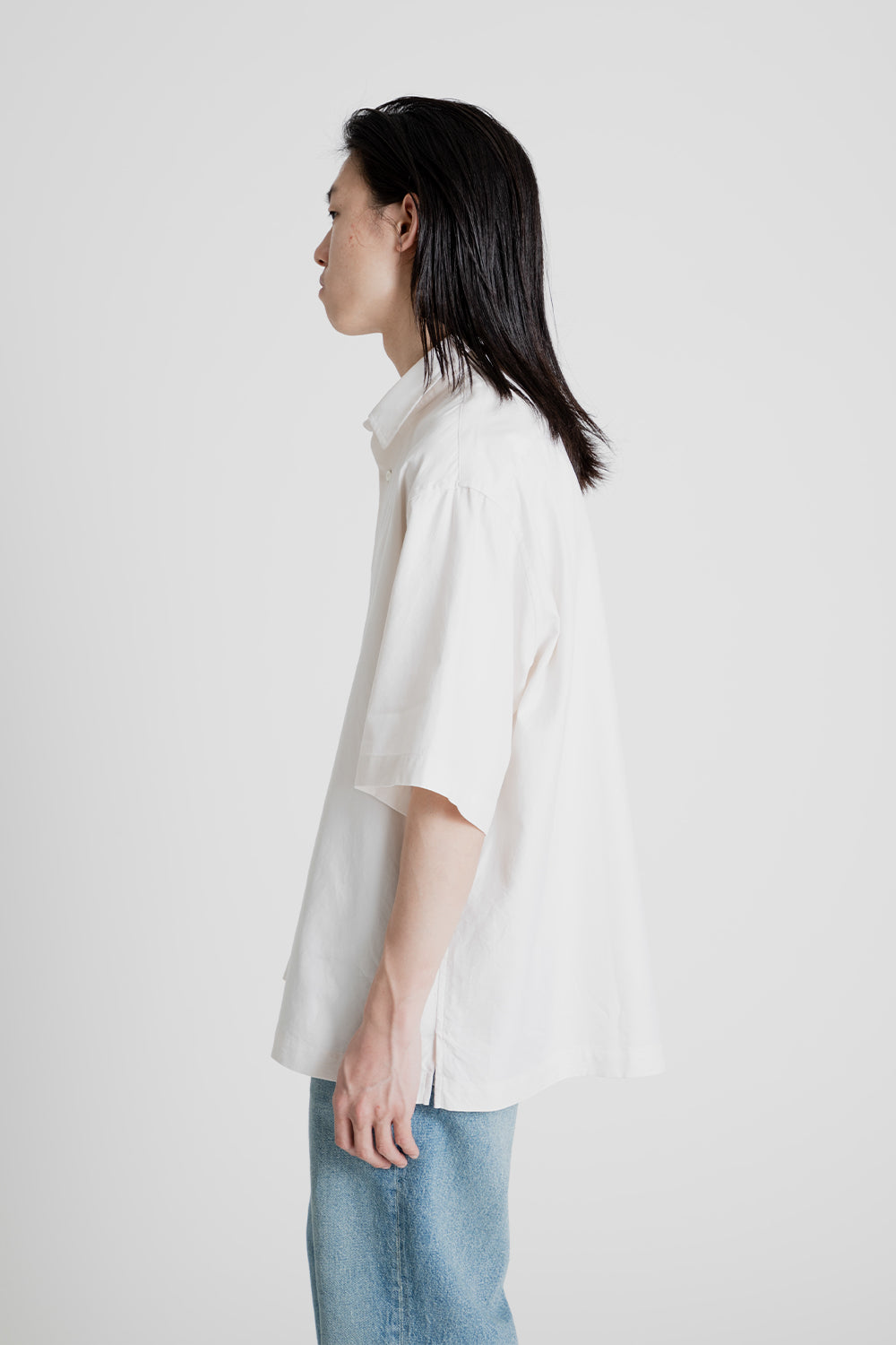 Kaptain Sunshine Half Sleeve Shirt in Ecru
