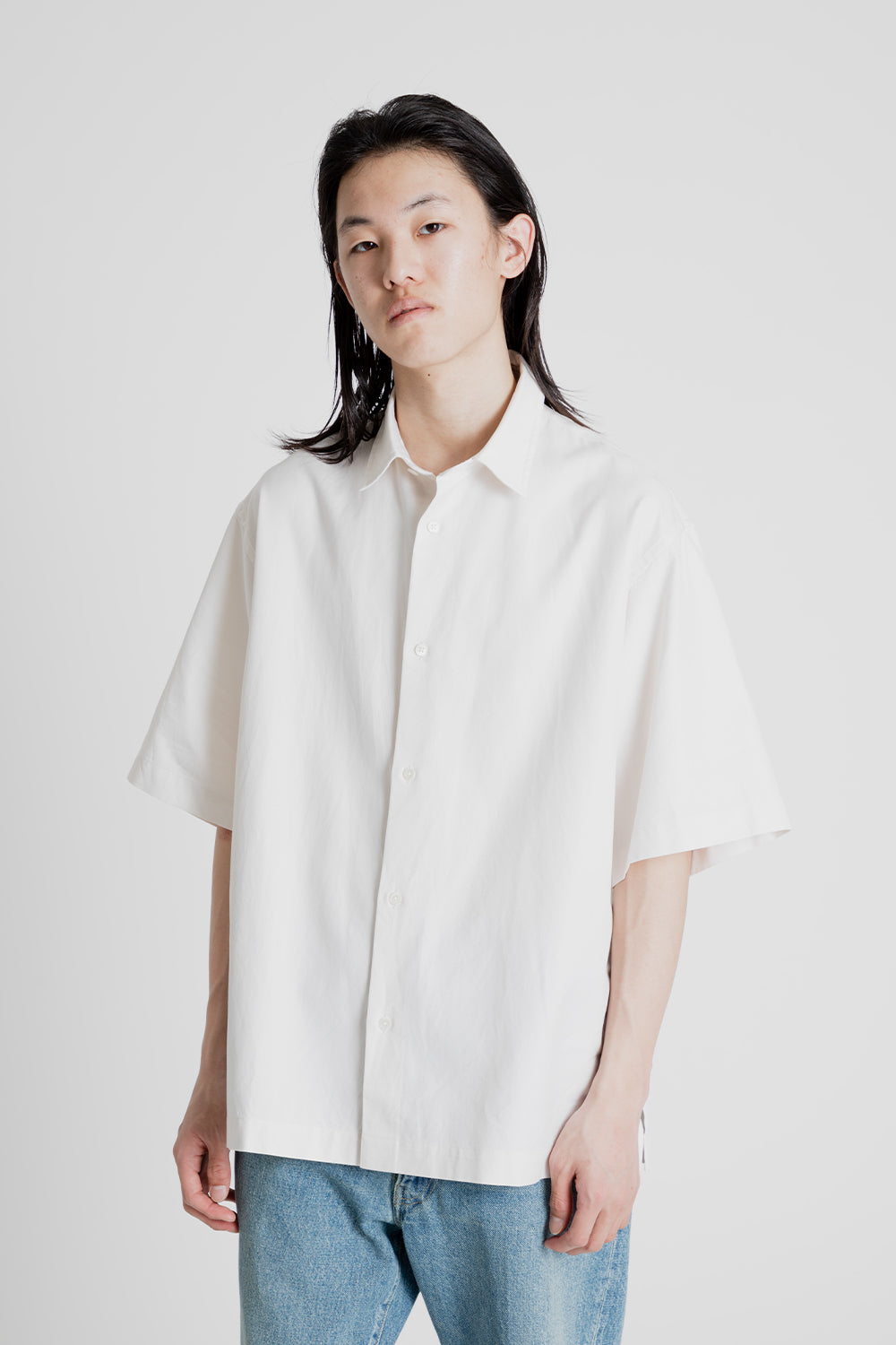 Kaptain Sunshine Half Sleeve Shirt in Ecru