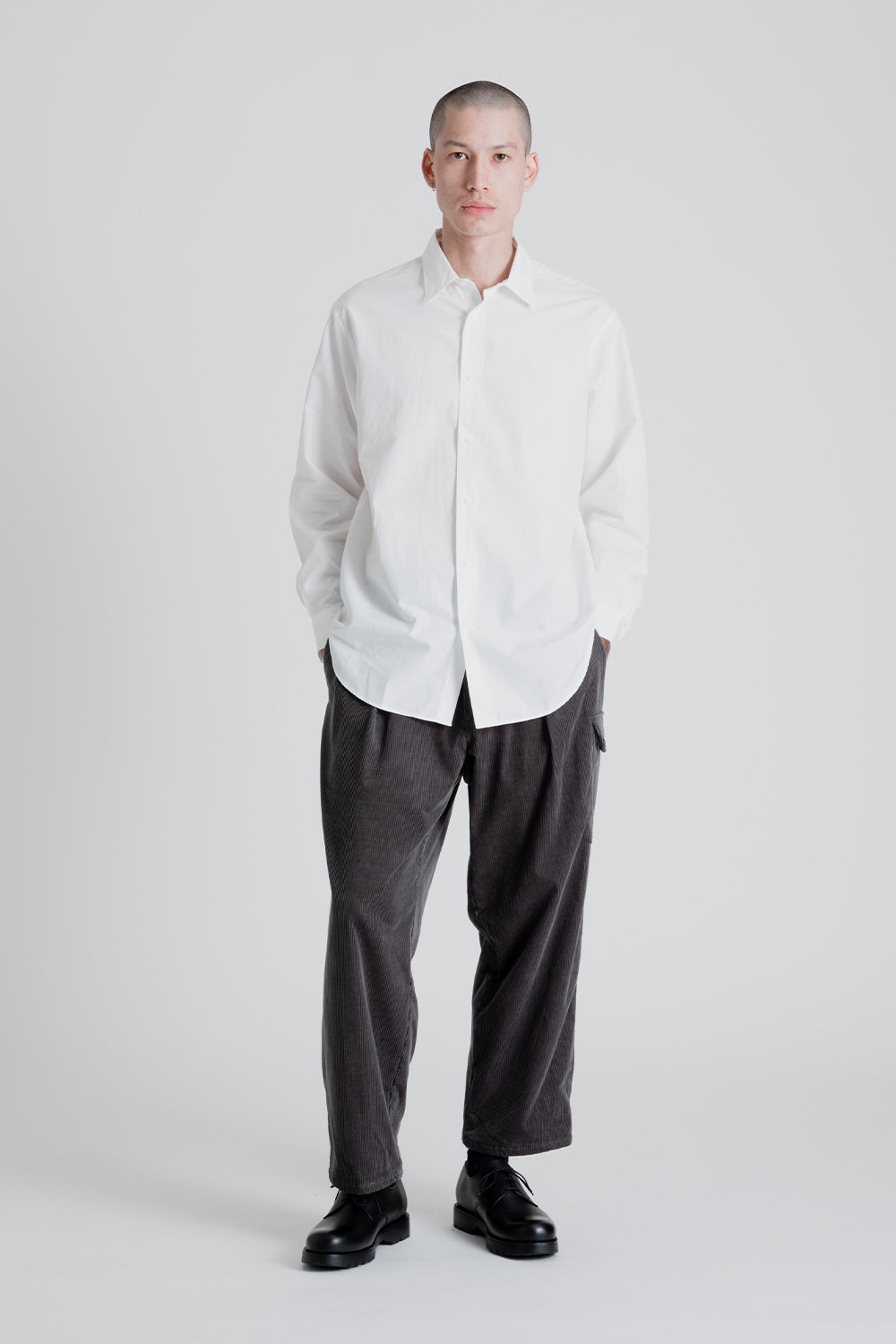 Kaptain Sunshine Regular Collar Shirt in White | Wallace Mercantile Sh