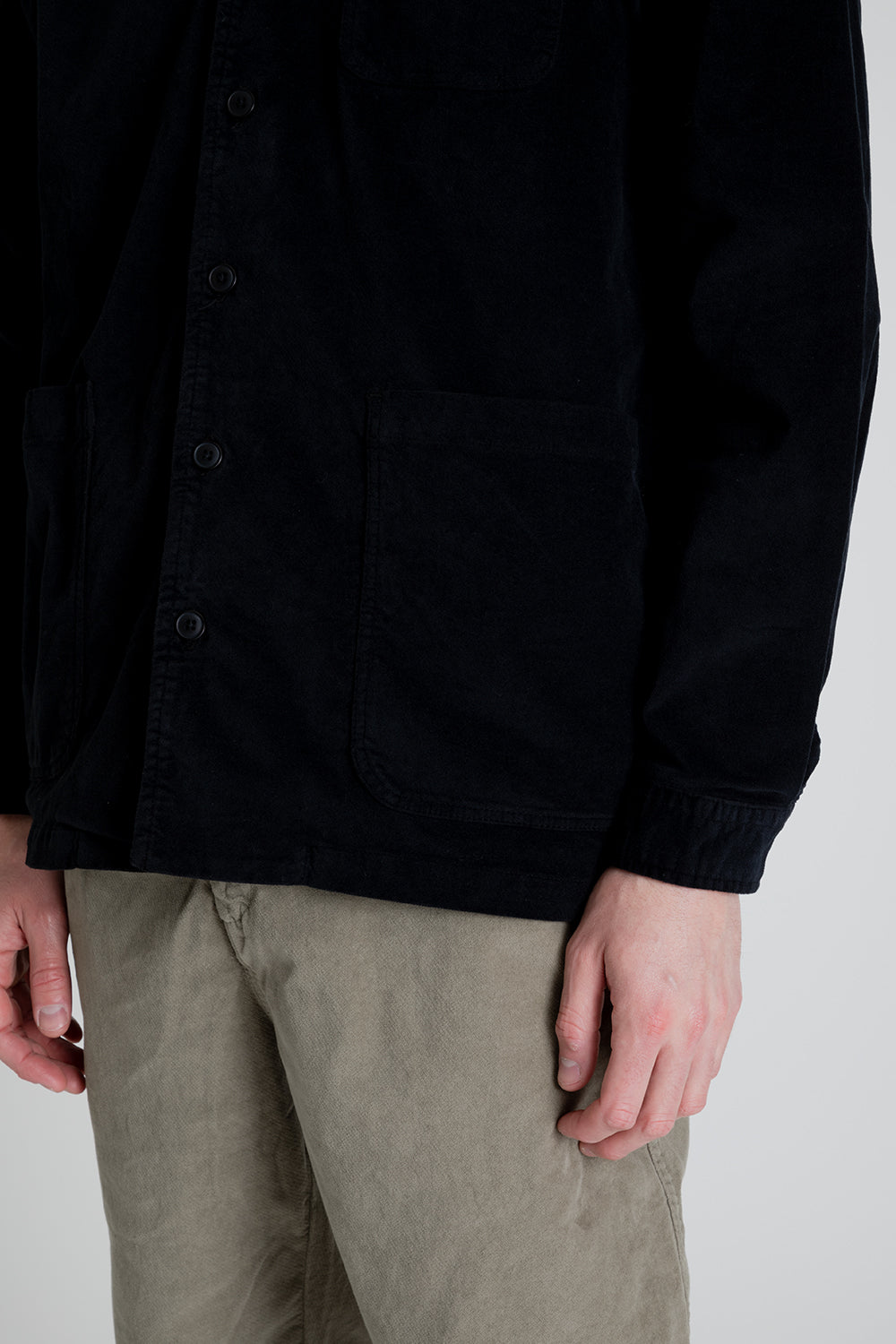 Kestin Ormiston Shirt Jacket in Black