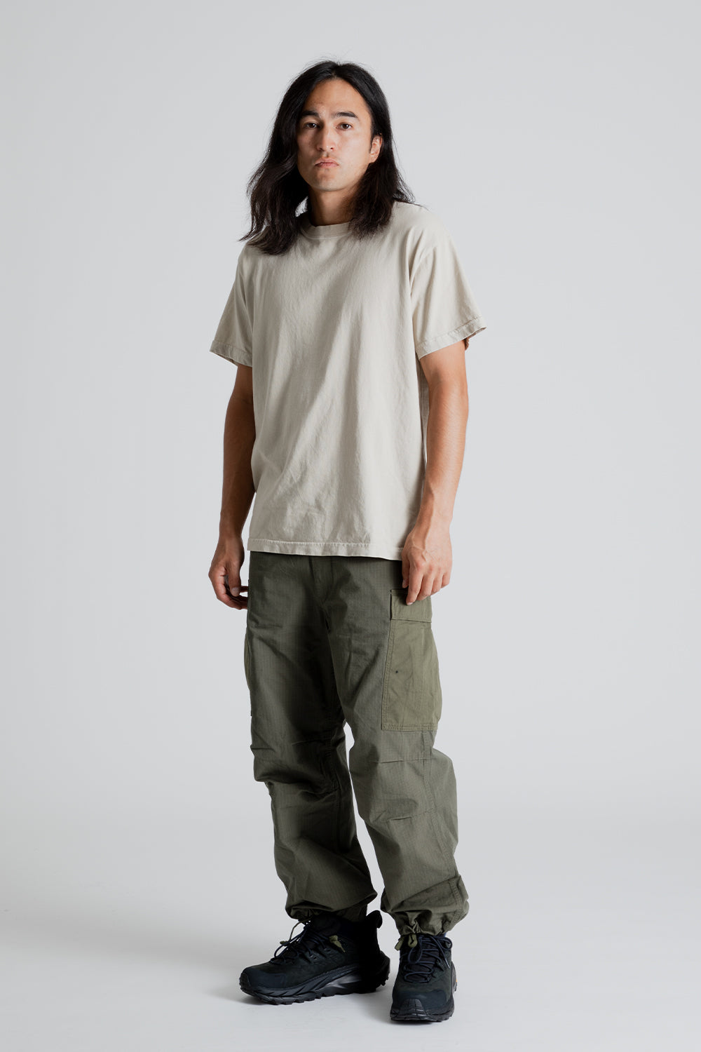 Lite Year Classic Fit Short Sleeve Tee in Natural