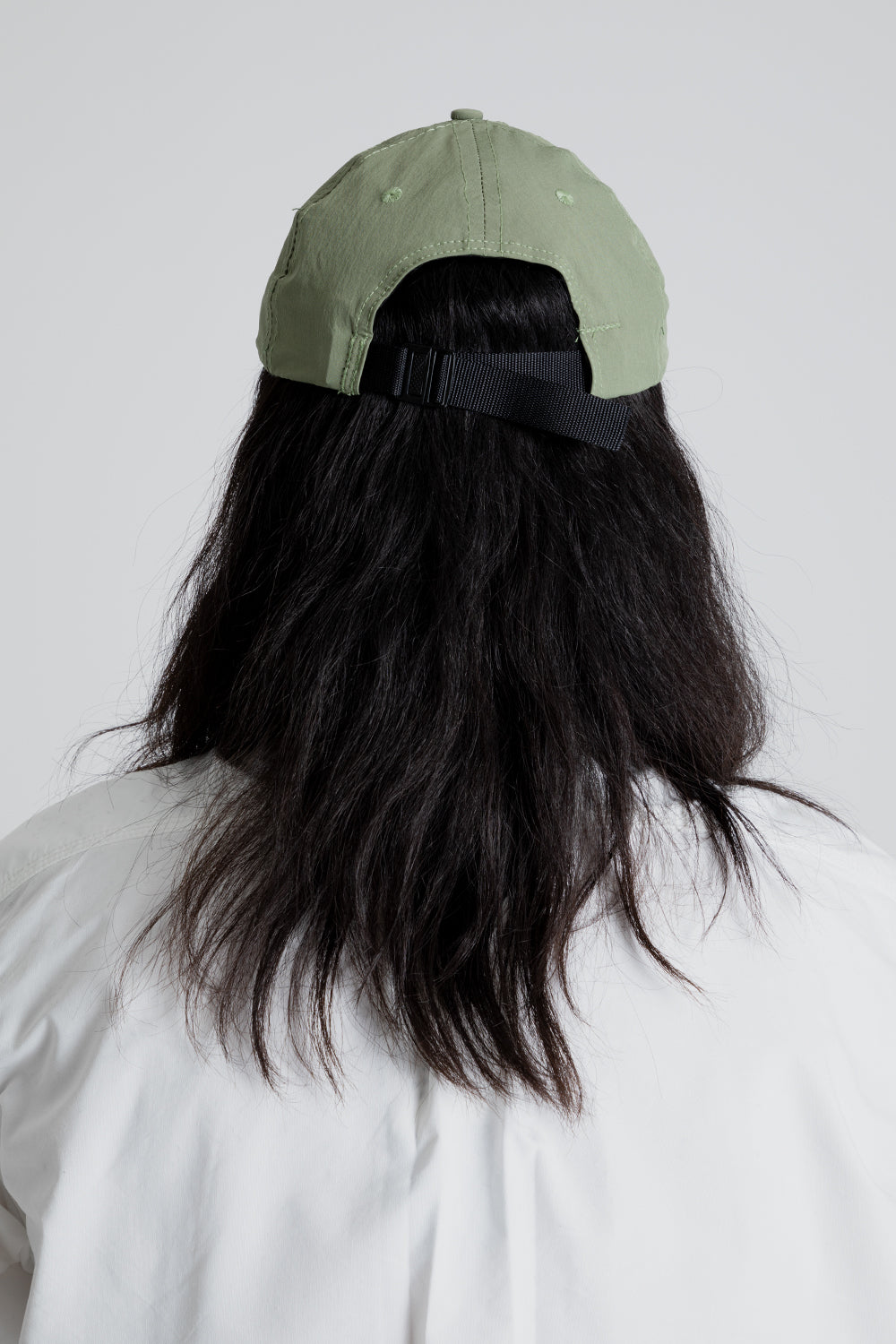 Lite Year Econyl Six Panel Cap in Army Green