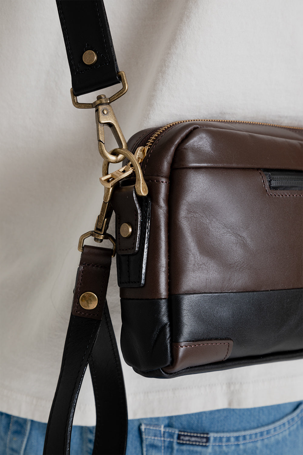 Master-Piece Gloss Shoulder Bag in Choco