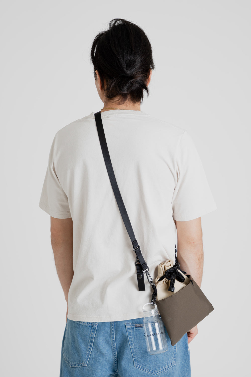 Kinto x Master-Piece Sa-Hou Big Shoulder Bag in Beige