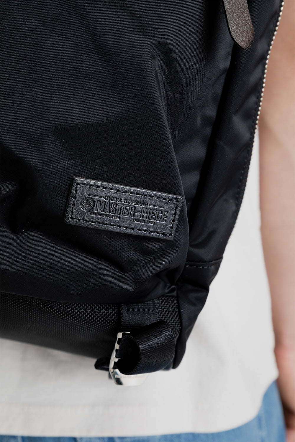 Master-Piece Lightning Sling Bag in Black