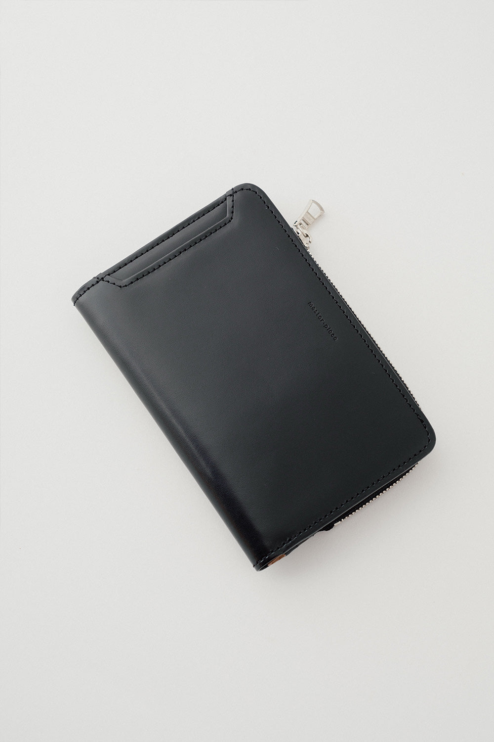 Master-Piece Notch Zip Wallet in Black