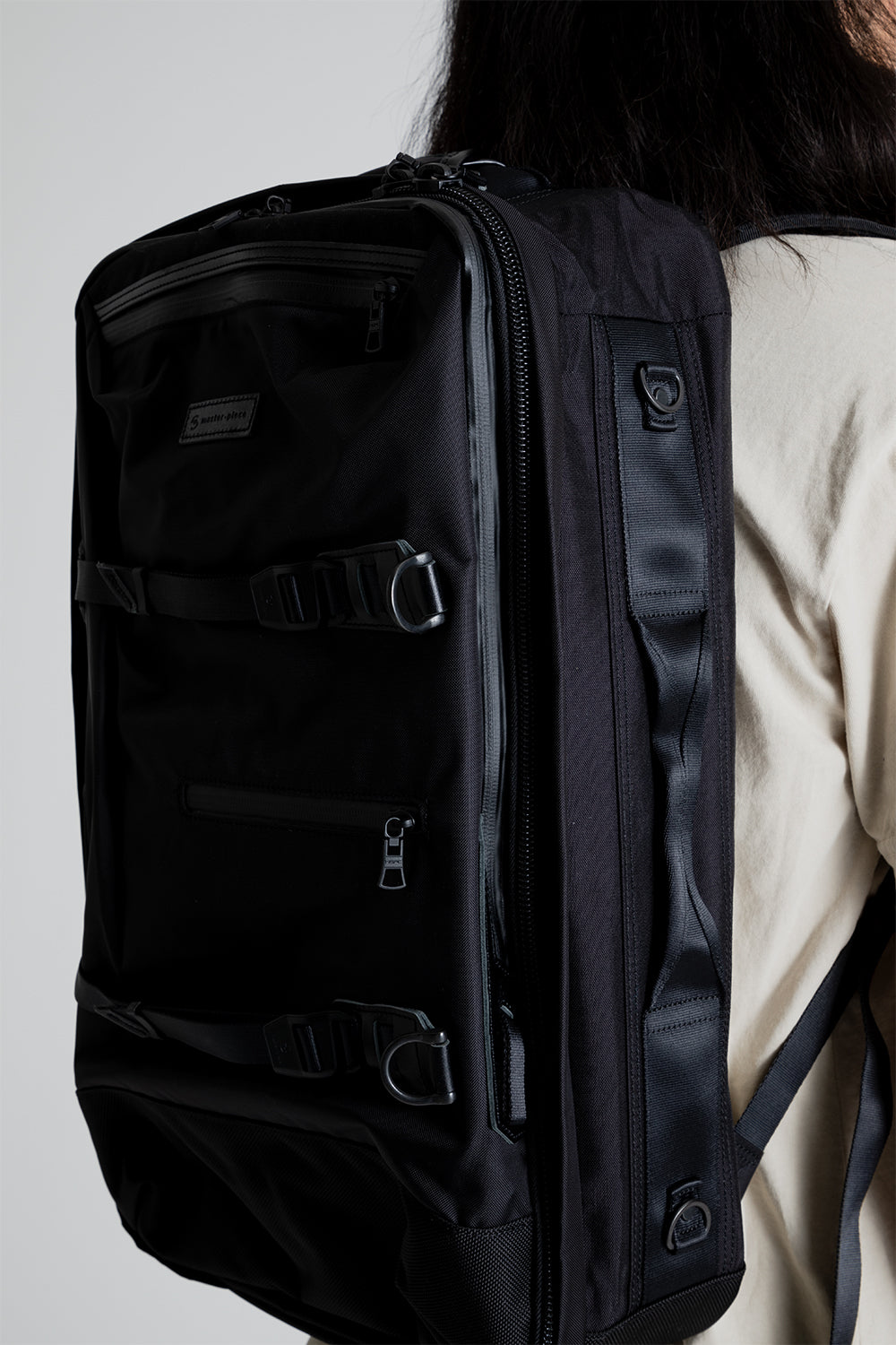 Master-Piece POTENTIAL-V3 Backpack in Black | Wallace Mercantile Shop
