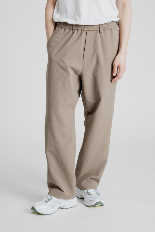 Nanamica Alphadry Wide Easy Pants in Taupe