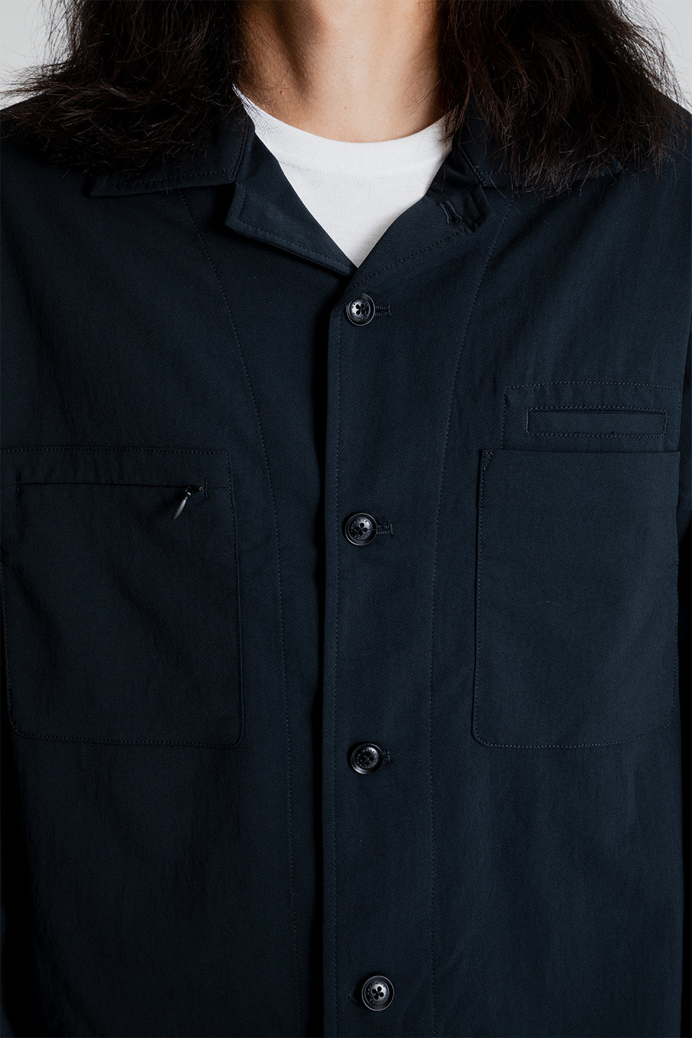 Nanamica ALPHADRY Shirt Jacket in Black