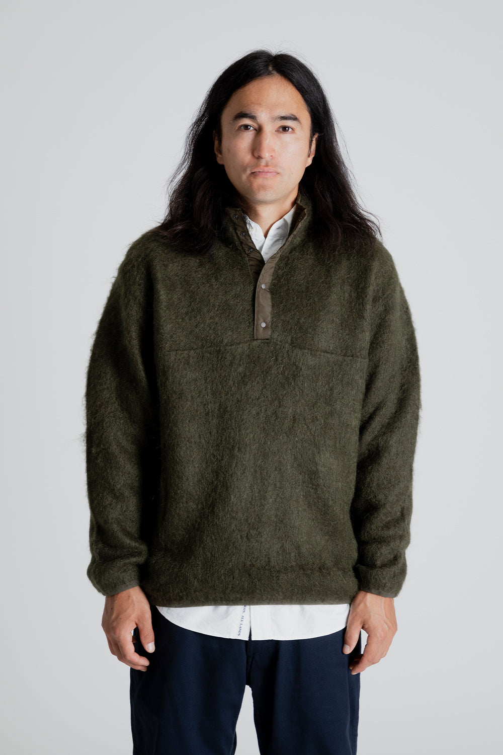 Nanamica Pullover Sweater in Khaki