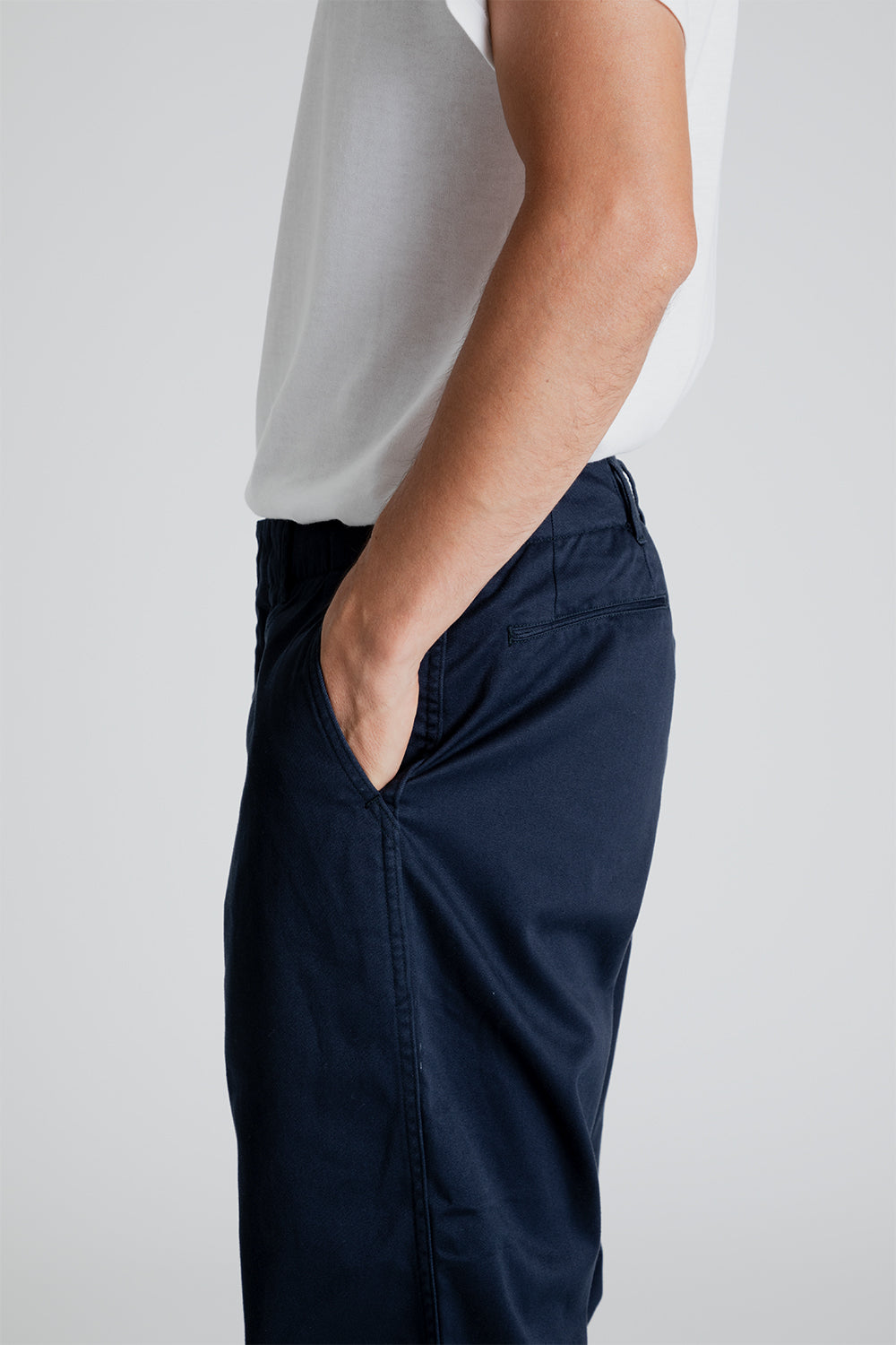 Nanamica Wide Chino Pants in Navy