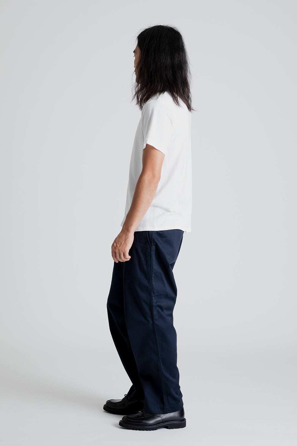 Nanamica Wide Chino Pants in Navy