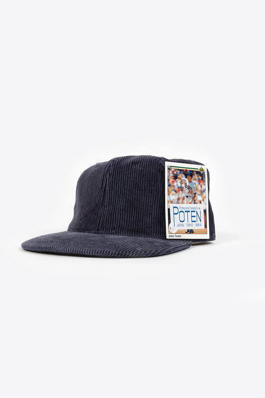 Poten Baseball Cap Cole Cord Navy