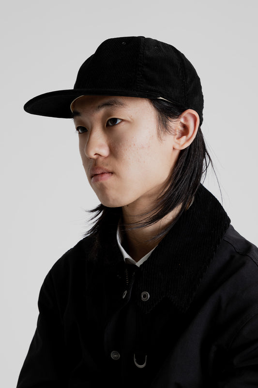 Poten Cole & Velvet Cap in Black