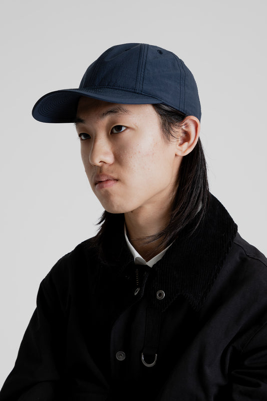 Poten Nylon Cap in Navy