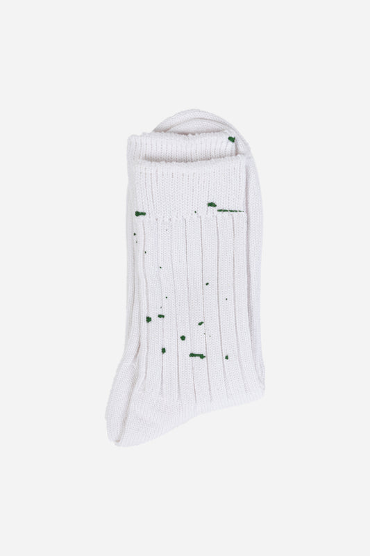 Rostersox-paint-socks-emerald-white