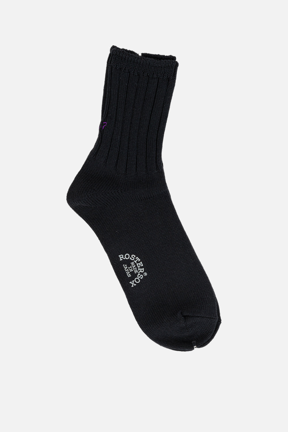 Rostersox-what-s-up-rib-black-socks