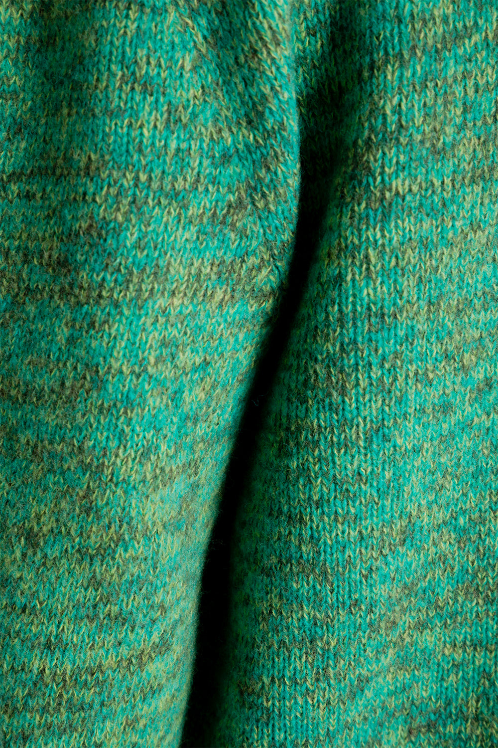 Schnayderman's Funnel Neck Sweater in Green Multi