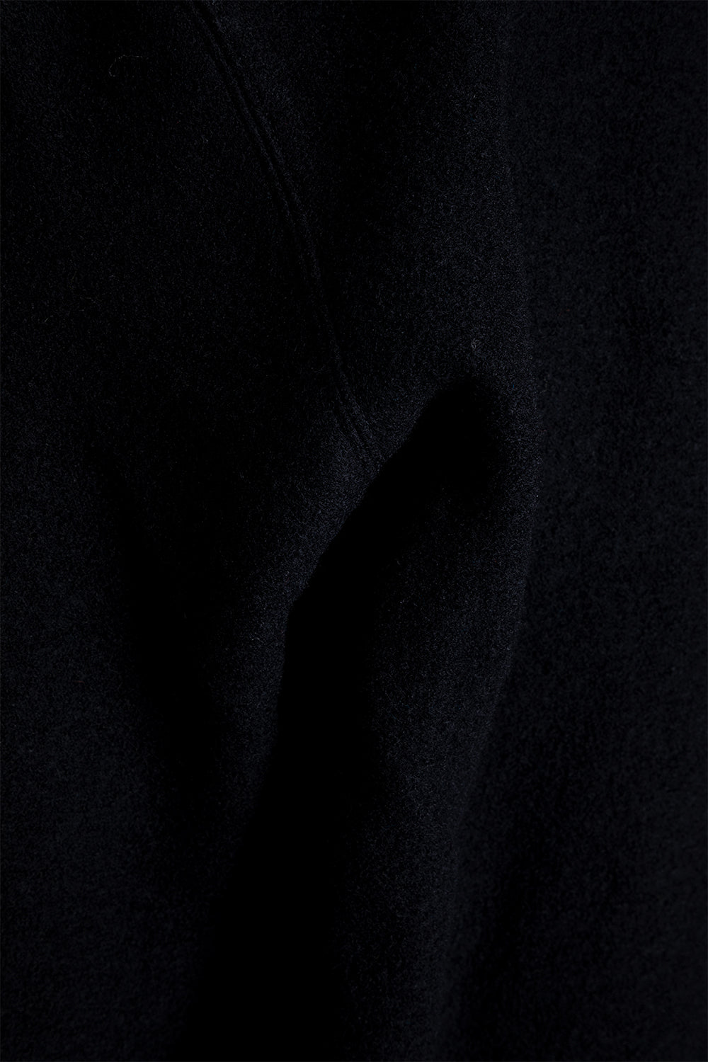 Schnayderman&#39;s Half Zip Boiled Wool in Black