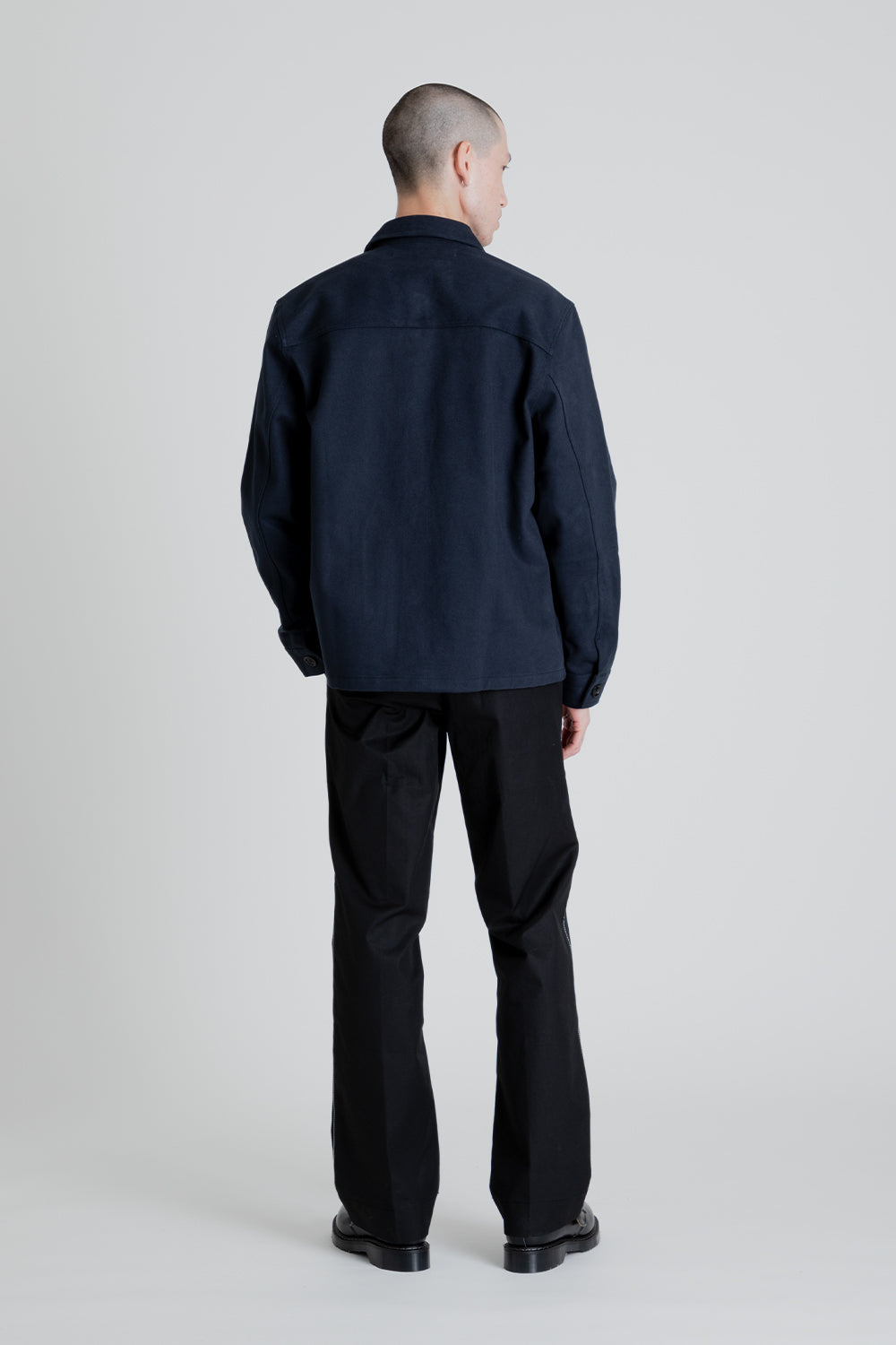 Schnayderman's Overshirt Chore Twill in Dark Navy | Wallace Mercantile