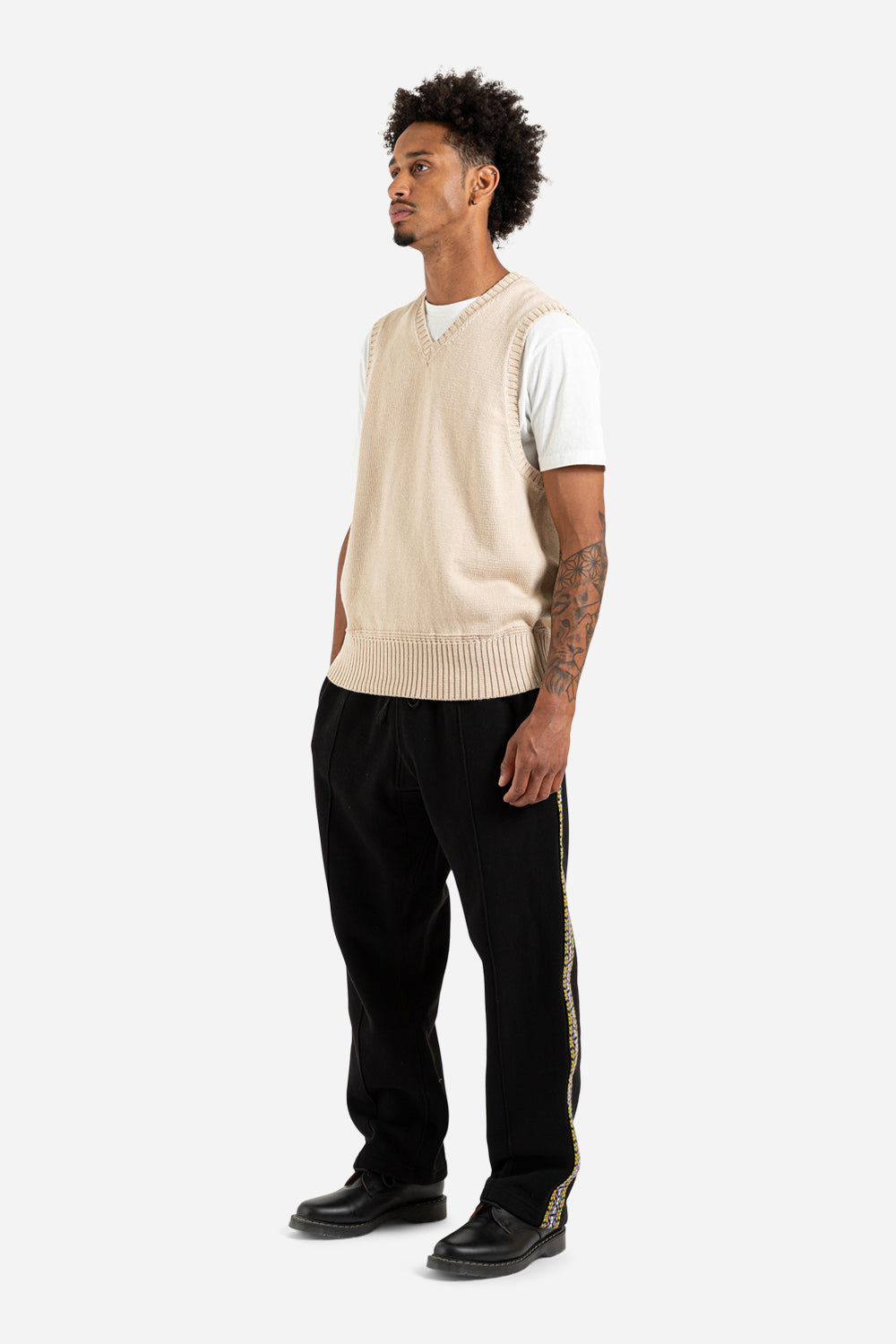 s.k. manor hill Open Knit Sweater - Natural