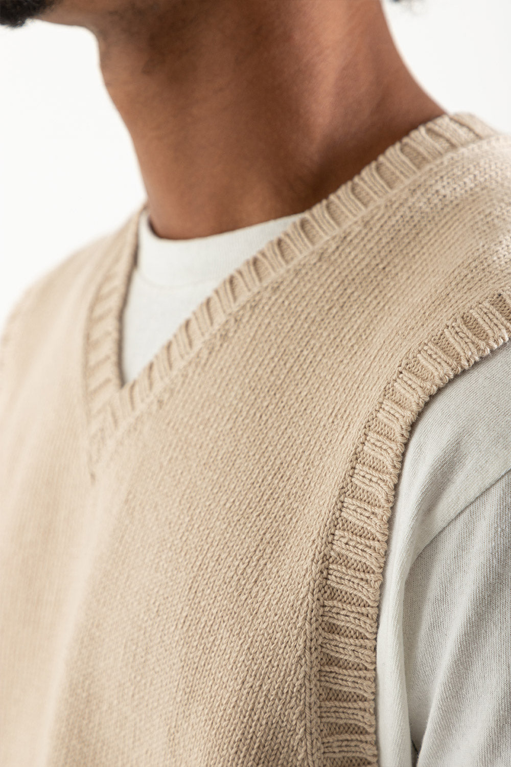 s.k. manor hill Open Knit Sweater - Natural