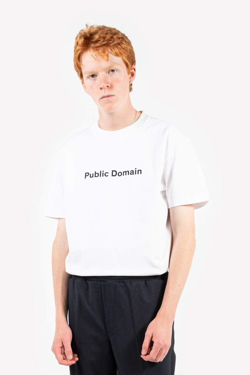 soulland public domain t-shirt in white