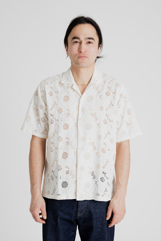 Sunflower Cayo Short Sleeve Shirt in White