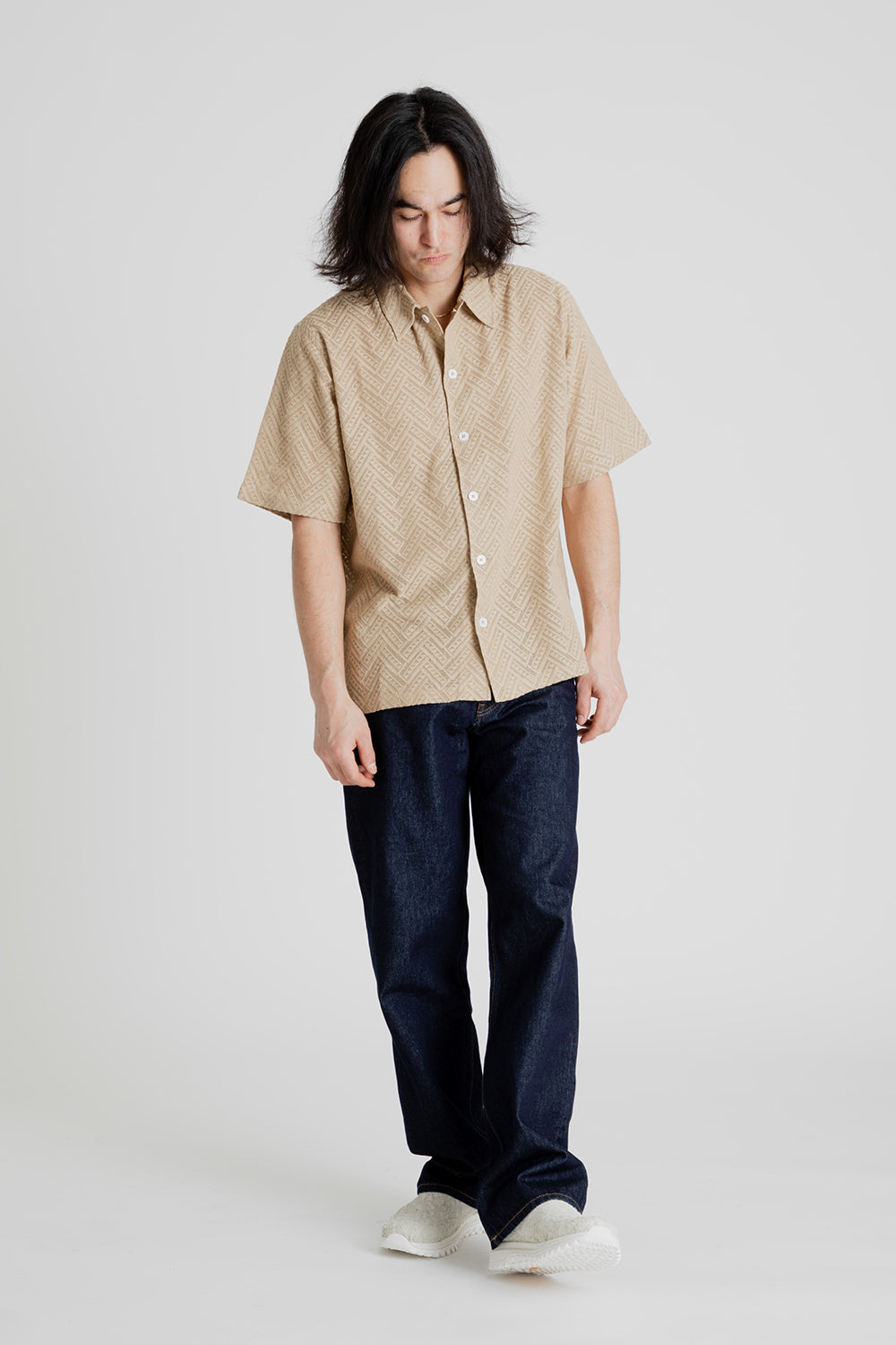 Sunflower Spacey SS Shirt in Khaki | Wallace Mercantile Shop