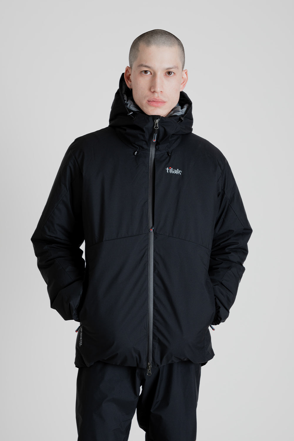 Tilak Svalbard Hood Jacket in Caviar Black