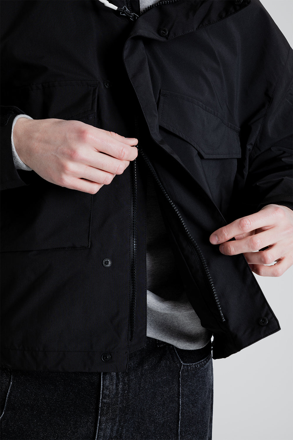 Uniform Bridge M65 Short Jacket in Black