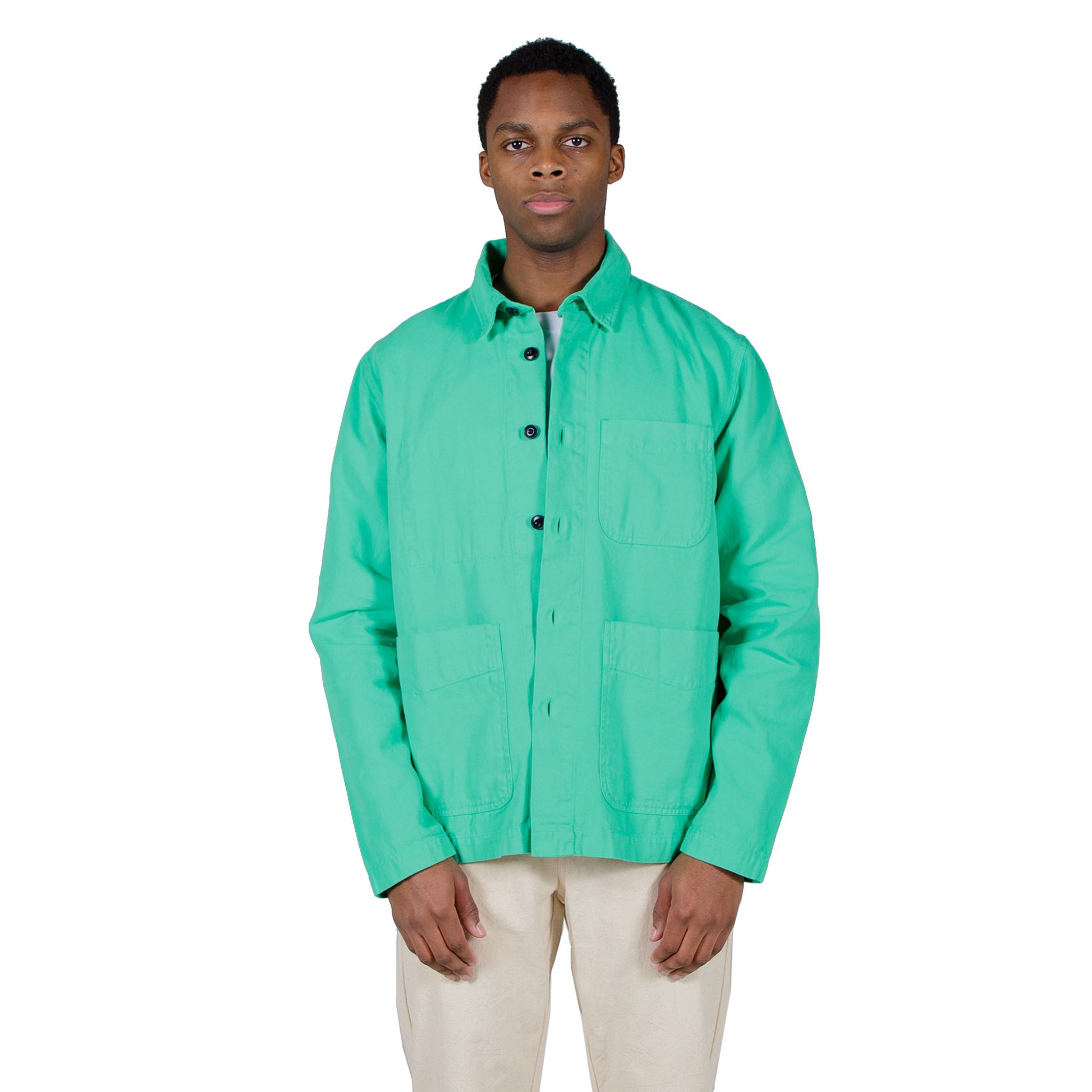Albam Foundry Shirt in Bright Green