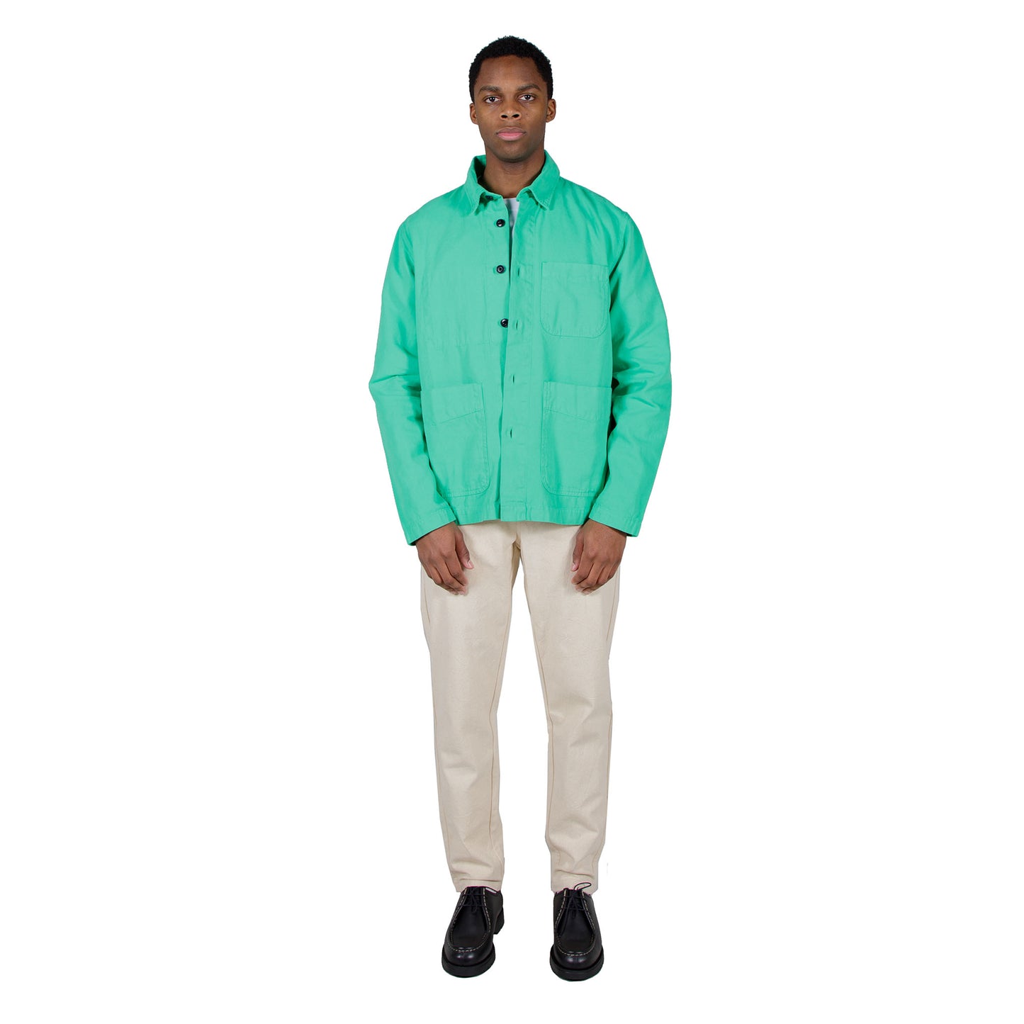 Albam Foundry Shirt in Bright Green