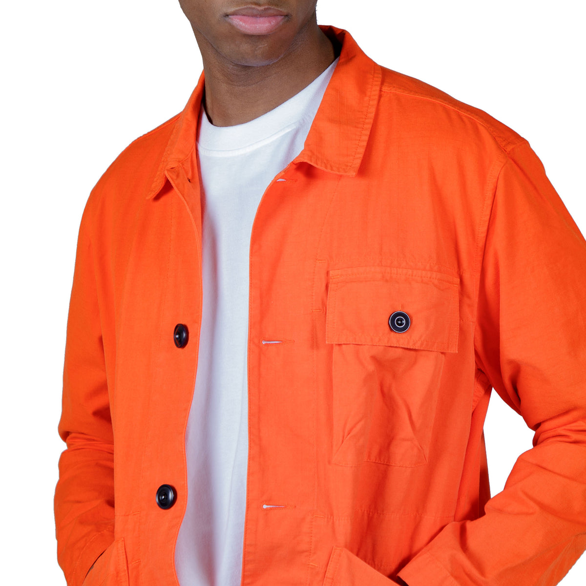 Albam GD Ripstop Rail Jacket in Red