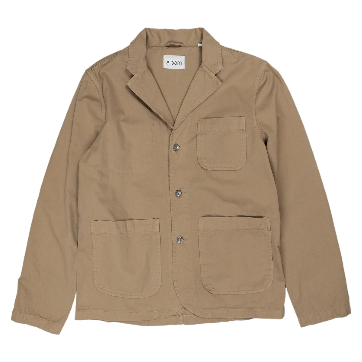 Albam Hedge Casual Blazer Jacket Outerwear Tobacco