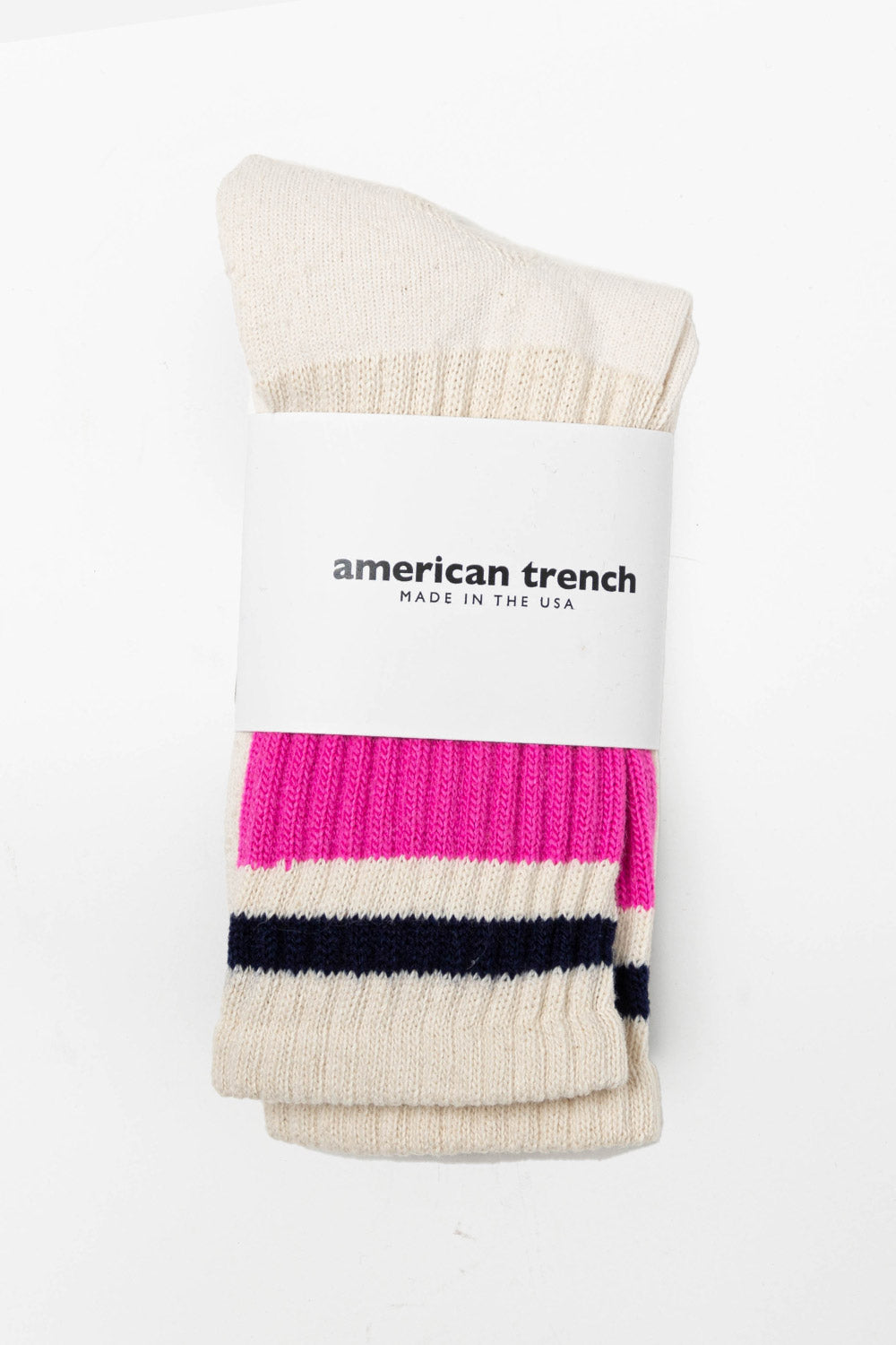 american_trench_retro_stripe_neon_pink_navy
