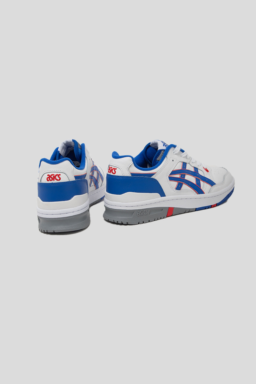 Asics EX89 Shoe in White and Illusion Blue