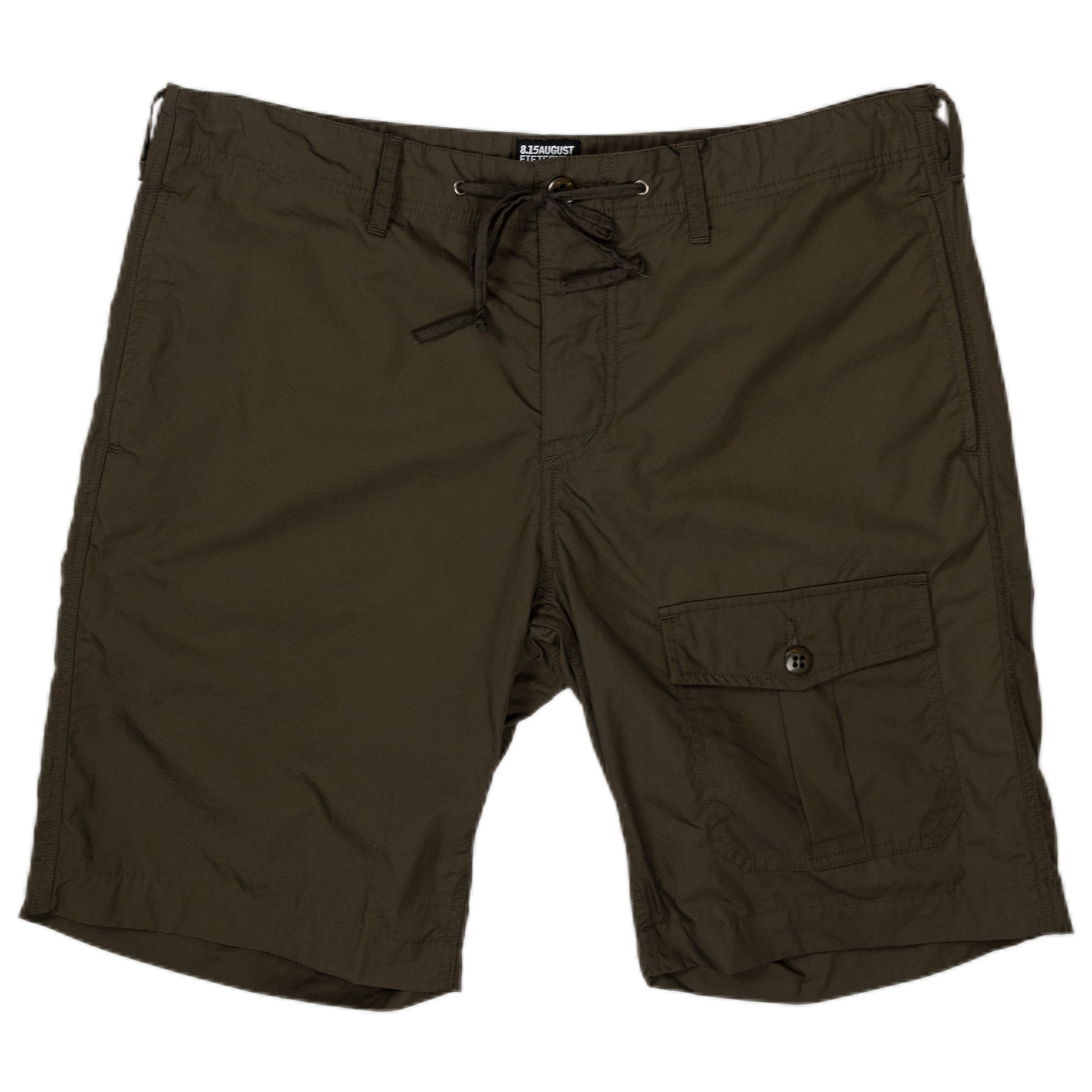 August Fifteenth Camp Short Olive Front