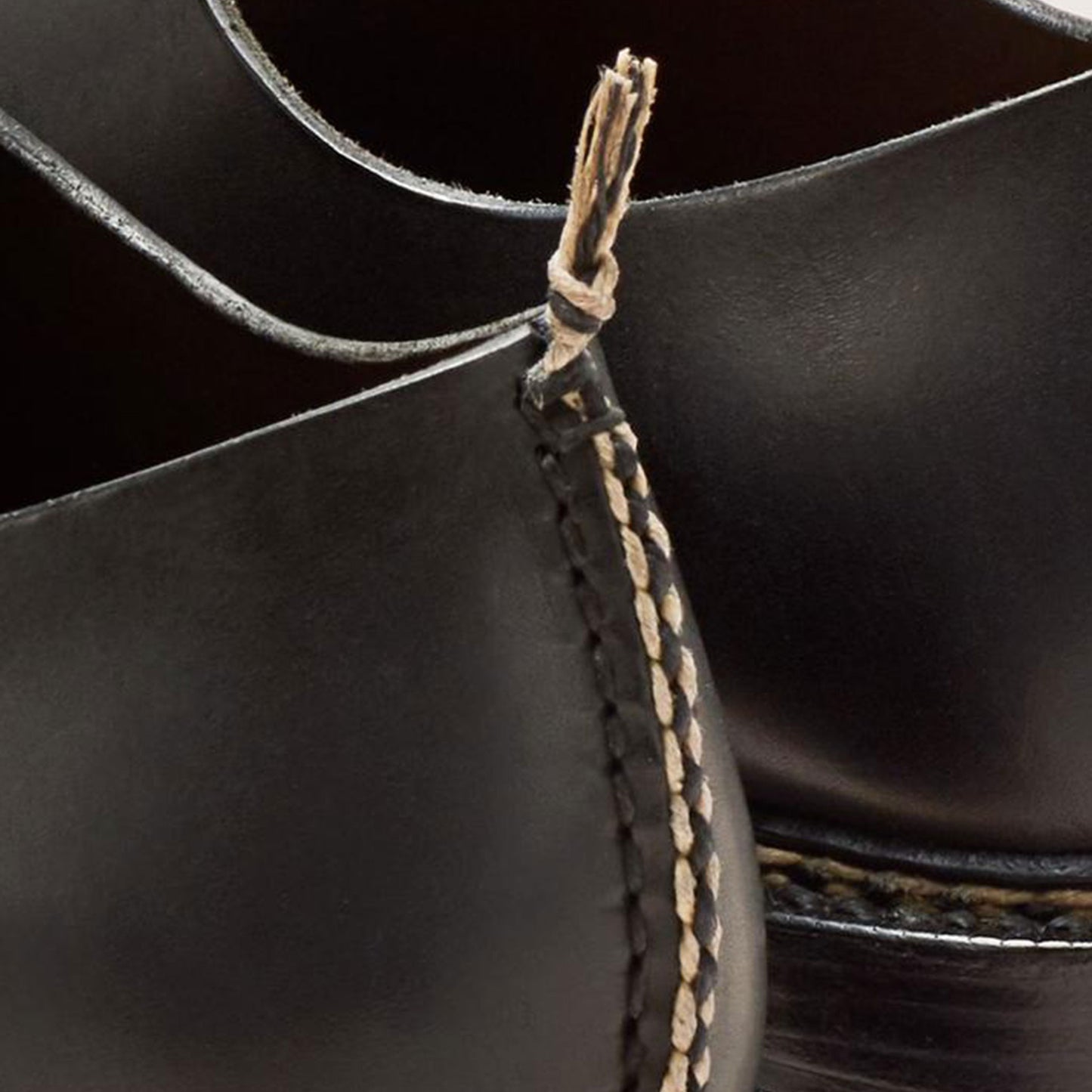FEIT Braided Oxford Shoe Footwear Leather Black Detail Braid