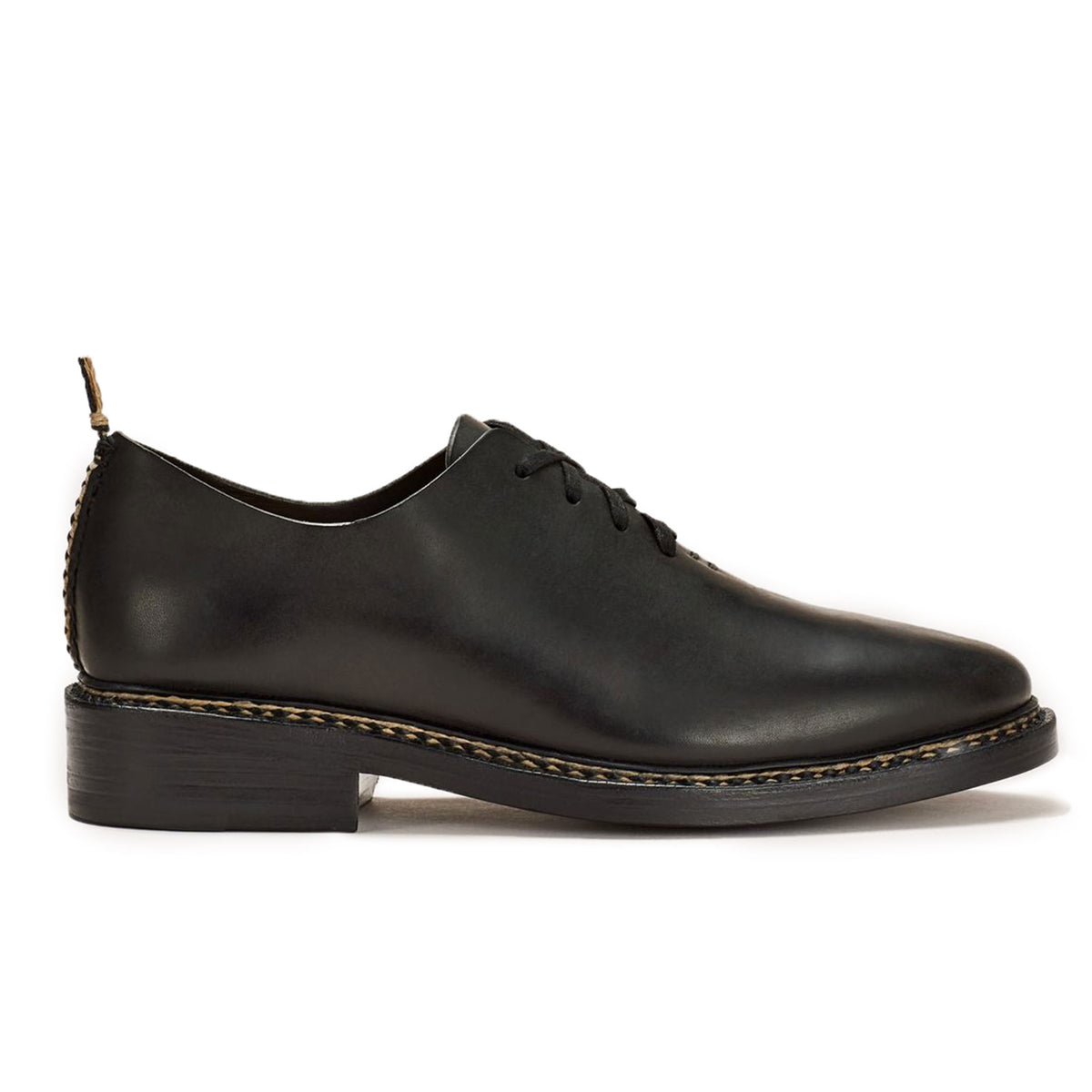 FEIT Braided Oxford Shoe Footwear Leather Black Side
