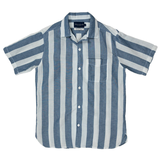Freenote Cloth Hawaiian Shirt in Awning Stripe
